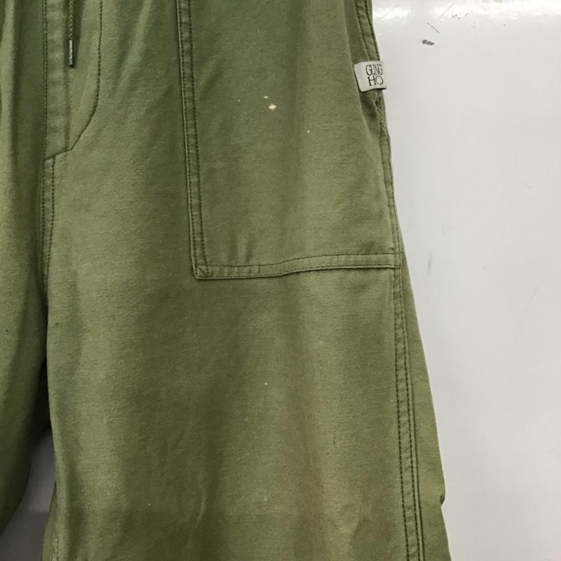 ガンホー GUNG HO パンツ ワークパンツ、ペインターパンツ ワークパンツ ミリタリーパンツ ワイドパンツ M 無地 カーキ / カーキ / khaki メンズ USED 古着 中古 10156329
