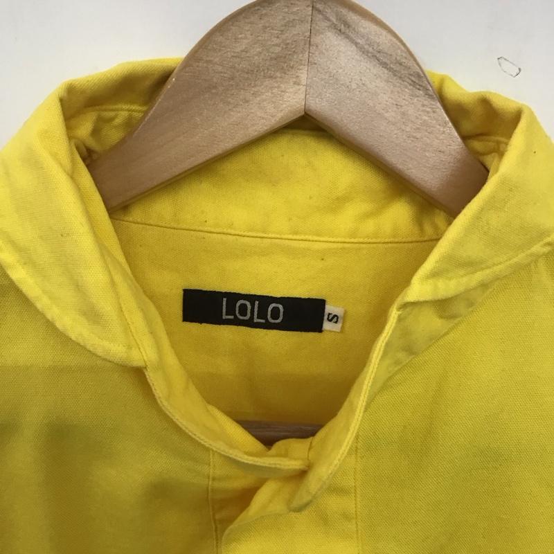 ロロ LOLO シャツ、ブラウス 長袖 長袖シャツ 無地シャツ カラーシャツ S 無地 黄 / イエロー / yellow メンズ USED 古着 中古 10156330