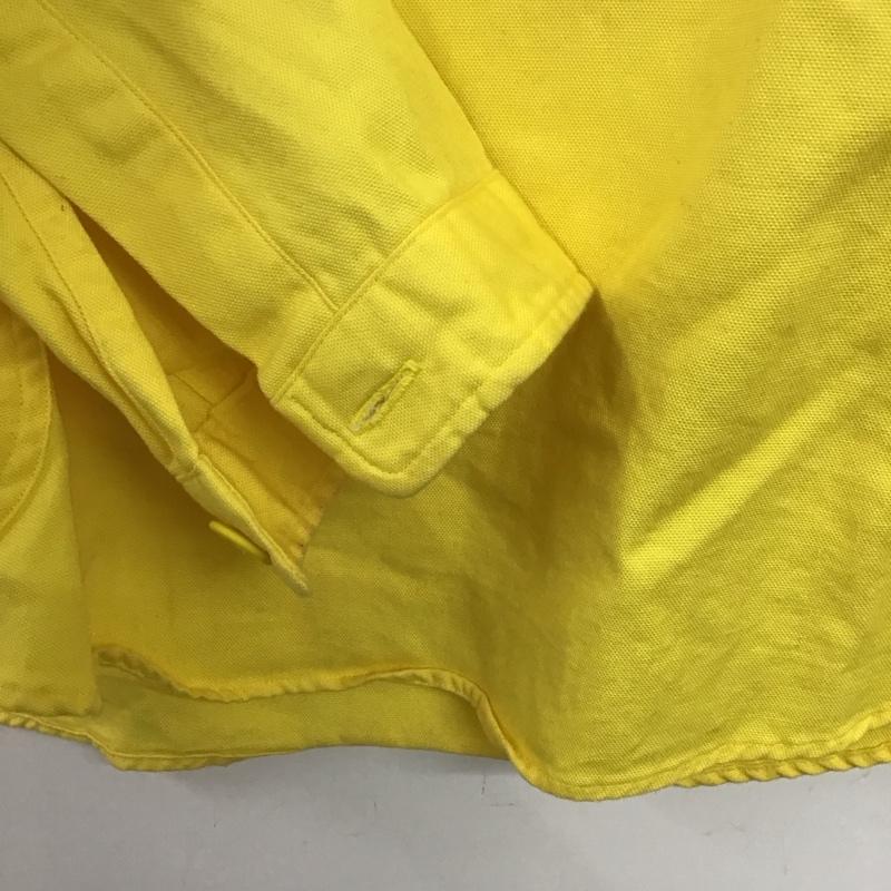 ロロ LOLO シャツ、ブラウス 長袖 長袖シャツ 無地シャツ カラーシャツ S 無地 黄 / イエロー / yellow メンズ USED 古着 中古 10156330
