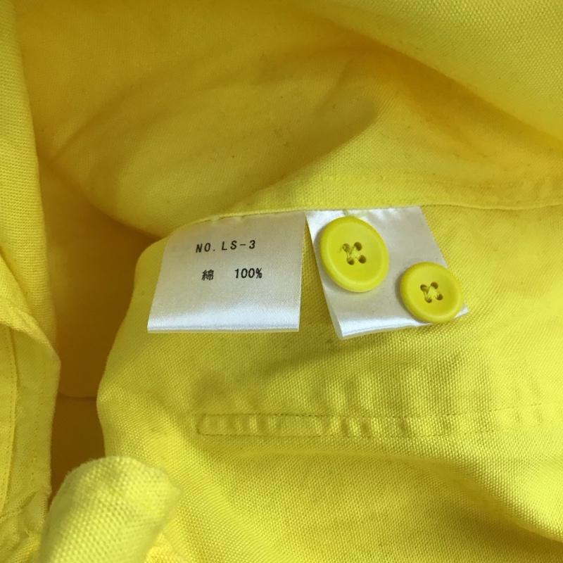 ロロ LOLO シャツ、ブラウス 長袖 長袖シャツ 無地シャツ カラーシャツ S 無地 黄 / イエロー / yellow メンズ USED 古着 中古 10156330