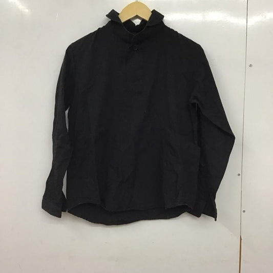 ロロ LOLO シャツ、ブラウス 長袖 長袖プルオーバーシャツ カラーシャツ S 無地 黒 / ブラック / black メンズ USED 古着 中古 10156336