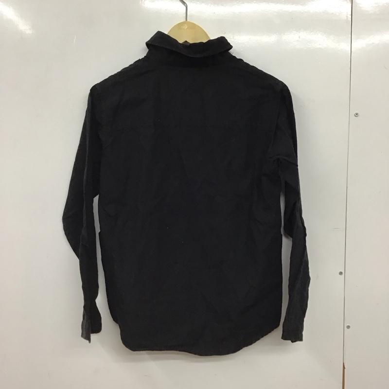 ロロ LOLO シャツ、ブラウス 長袖 長袖プルオーバーシャツ カラーシャツ S 無地 黒 / ブラック / black メンズ USED 古着 中古 10156336