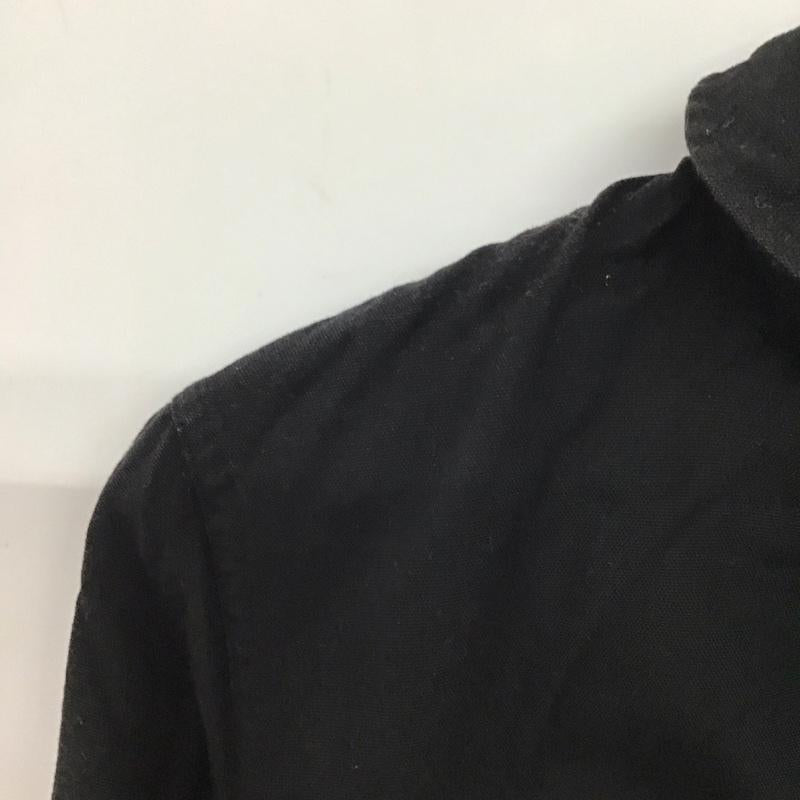 ロロ LOLO シャツ、ブラウス 長袖 長袖プルオーバーシャツ カラーシャツ S 無地 黒 / ブラック / black メンズ USED 古着 中古 10156336