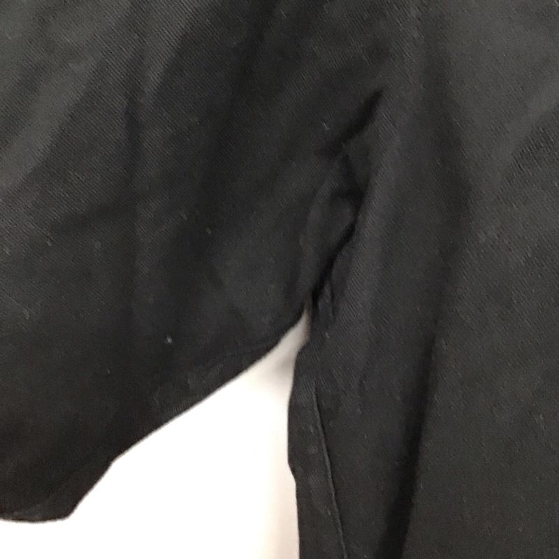 ロロ LOLO シャツ、ブラウス 長袖 長袖プルオーバーシャツ カラーシャツ S 無地 黒 / ブラック / black メンズ USED 古着 中古 10156336