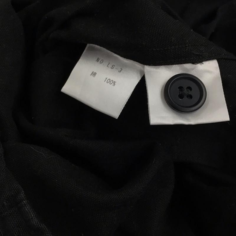 ロロ LOLO シャツ、ブラウス 長袖 長袖プルオーバーシャツ カラーシャツ S 無地 黒 / ブラック / black メンズ USED 古着 中古 10156336