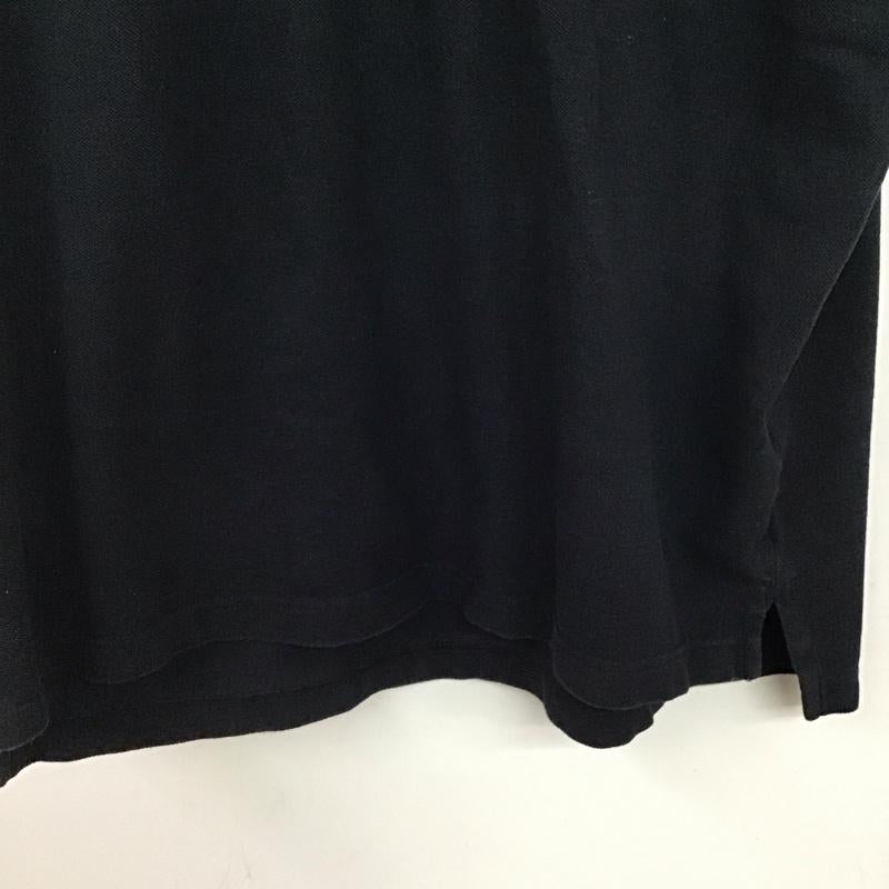 ナイキ NIKE ポロシャツ 半袖 半袖ポロシャツ カラーシャツ 半袖カットソー L ロゴ、文字 紺 / ネイビー / navy メンズ USED 古着 中古 10156341