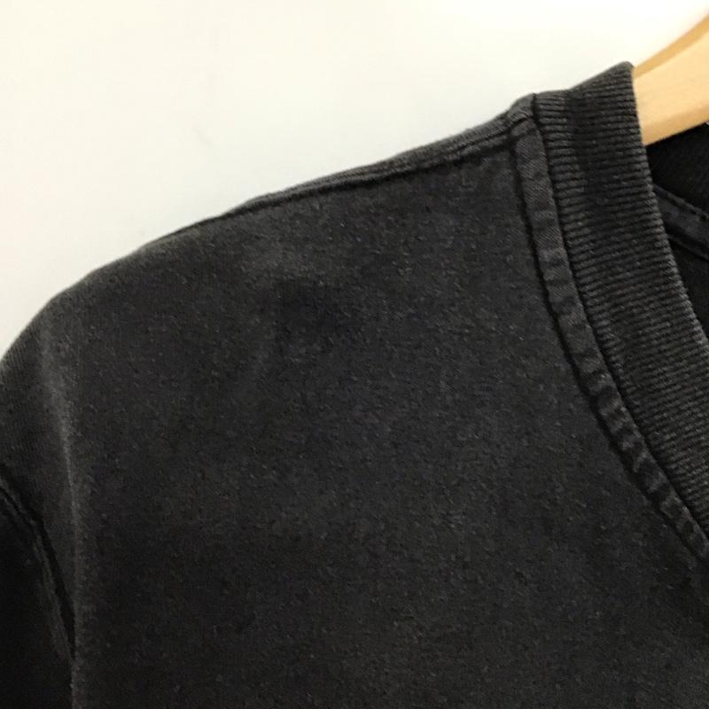 カーハート Carhartt Tシャツ 半袖 半袖カットソー プリントTシャツ ヘンリーネックカットソー M ロゴ、文字 ダークグレー / ダークグレー / メンズ USED 古着 中古 10156342