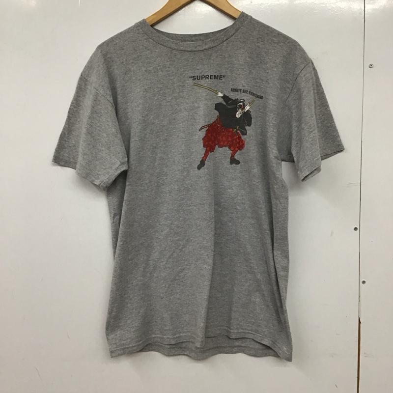 シュプリーム Supreme Tシャツ 半袖 12aw musashitee プリントTシャツ M プリント 灰 / グレー / gray メンズ USED 古着 中古 10156345