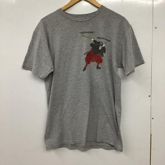 シュプリーム Supreme Tシャツ 半袖 12aw musashitee プリントTシャツ M プリント 灰 / グレー / gray メンズ USED 古着 中古 10156345