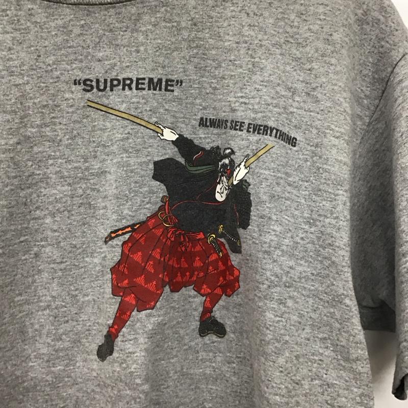 シュプリーム Supreme Tシャツ 半袖 12aw musashitee プリントTシャツ M プリント 灰 / グレー / gray メンズ USED 古着 中古 10156345
