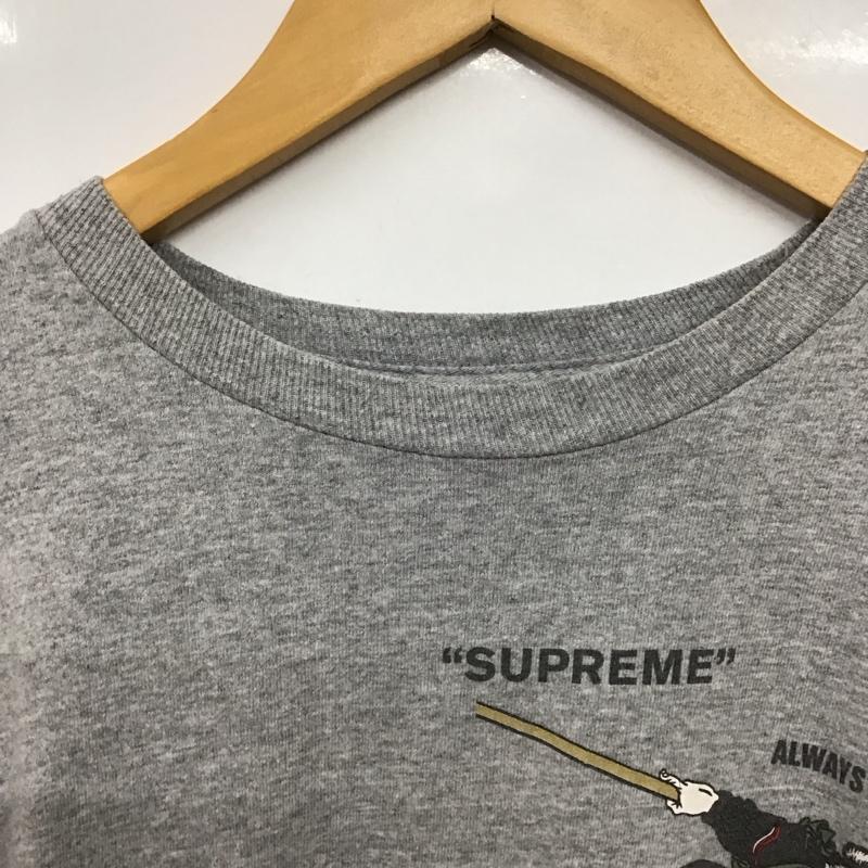 シュプリーム Supreme Tシャツ 半袖 12aw musashitee プリントTシャツ M プリント 灰 / グレー / gray メンズ USED 古着 中古 10156345