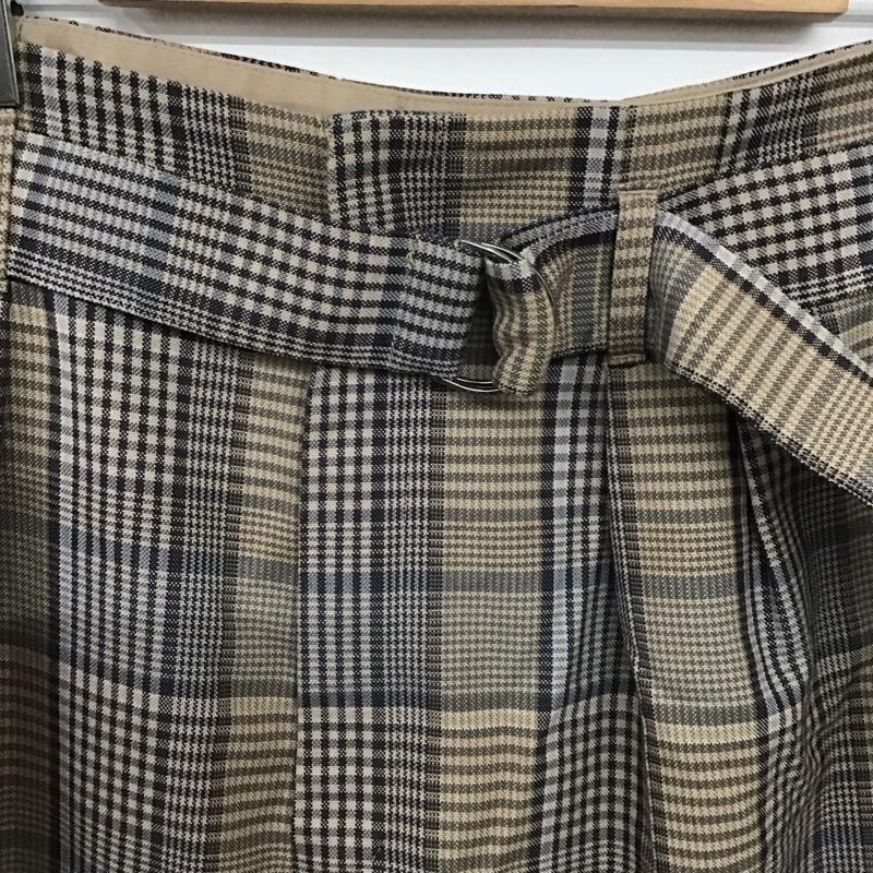 グリーンレーベルリラクシング green label relaxing パンツ スラックス スラックスパンツ ワイドパンツ カジュアルパンツ 36インチ チェック マルチカラー / マルチカラー / multicolor レディース USED 古着 中古 10156347