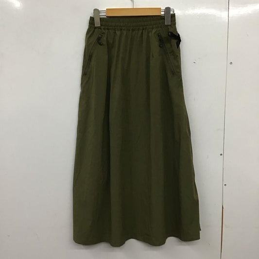 カリマー Karrimor スカート ひざ丈スカート ロングスカート フレアスカート カジュアルスカート S 無地 カーキ / カーキ / khaki レディース USED 古着 中古 10156349