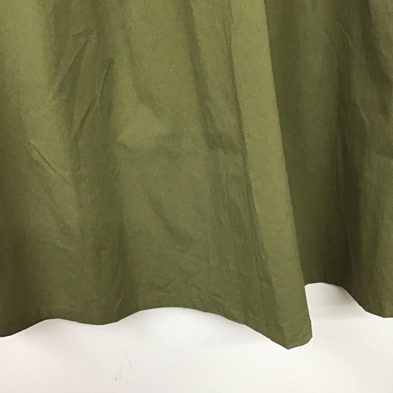 カリマー Karrimor スカート ひざ丈スカート ロングスカート フレアスカート カジュアルスカート S 無地 カーキ / カーキ / khaki レディース USED 古着 中古 10156349