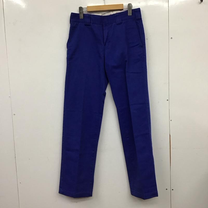 ディッキーズ Dickies パンツ ワークパンツ、ペインターパンツ ワークパンツ ワイドパンツ カジュアルパンツ 29インチ 無地 青 / ブルー / blue レディース USED 古着 中古 10156352