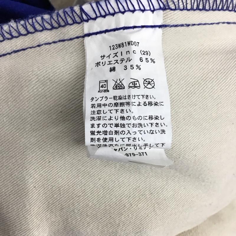 ディッキーズ Dickies パンツ ワークパンツ、ペインターパンツ ワークパンツ ワイドパンツ カジュアルパンツ 29インチ 無地 青 / ブルー / blue レディース USED 古着 中古 10156352