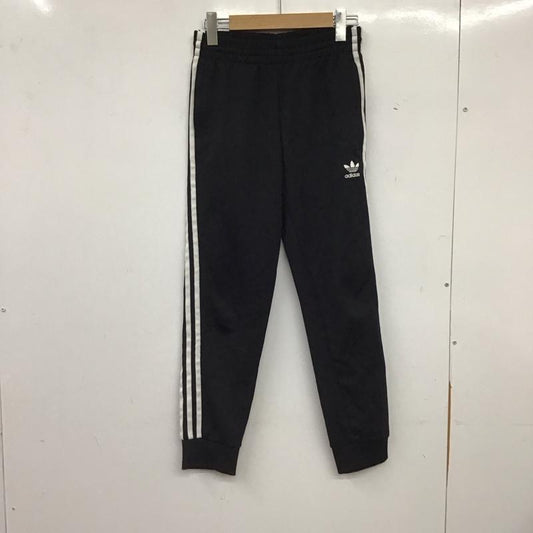 アディダス adidas パンツ ワークパンツ、ペインターパンツ ジャージパンツ スリムパンツ XS ロゴ、文字 黒 / ブラック / black レディース USED 古着 中古 10156354