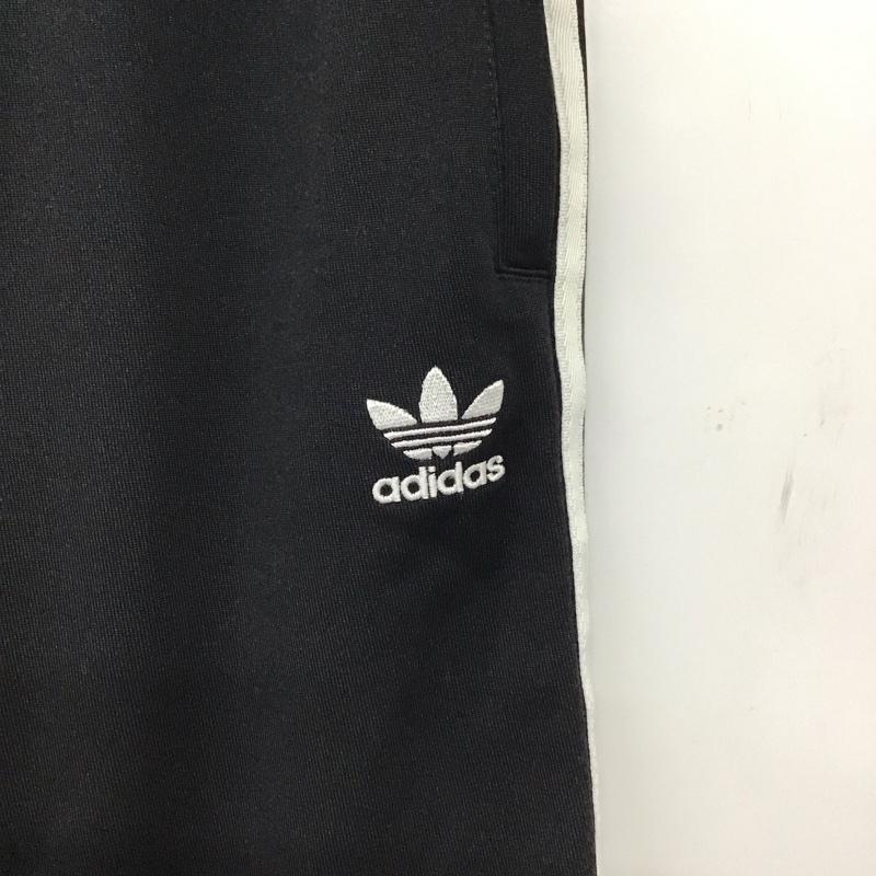 アディダス adidas パンツ ワークパンツ、ペインターパンツ ジャージパンツ スリムパンツ XS ロゴ、文字 黒 / ブラック / black レディース USED 古着 中古 10156354