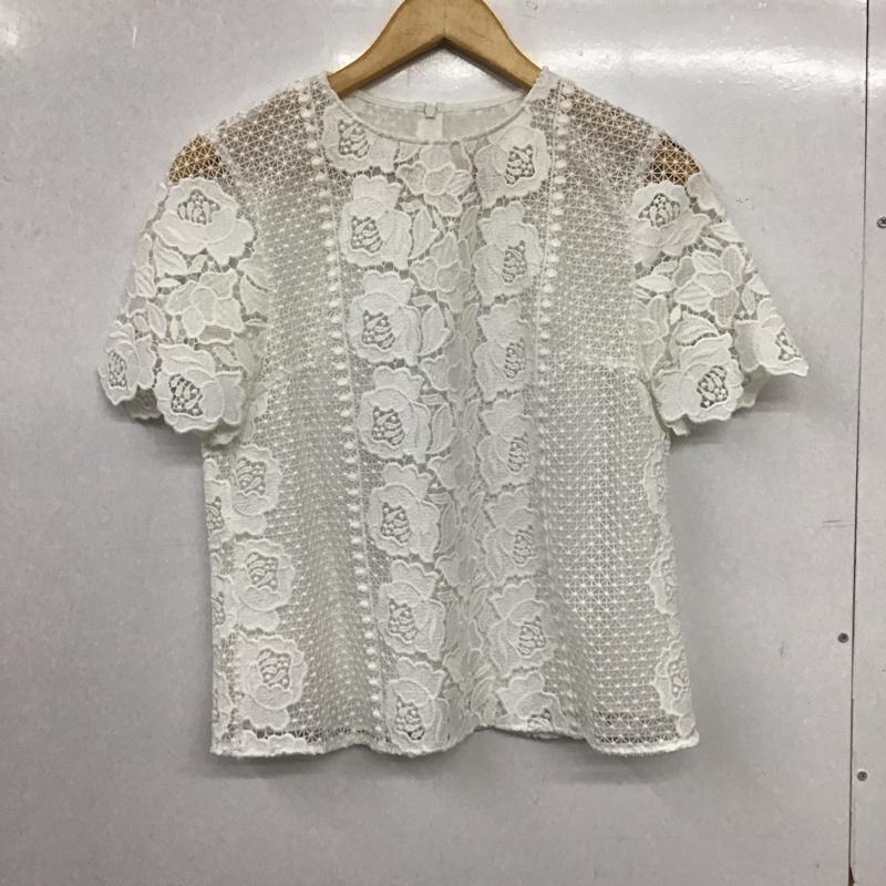 ジルスチュアート JILLSTUART カットソー 半袖 半袖カットソー クルーネック M  白 / ホワイト / white レディース USED 古着 中古 10156355