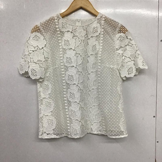ジルスチュアート JILLSTUART カットソー 半袖 半袖カットソー クルーネック M  白 / ホワイト / white レディース USED 古着 中古 10156355