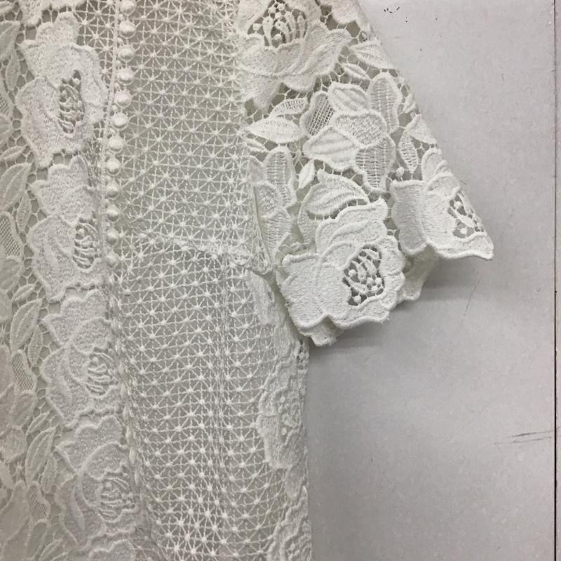ジルスチュアート JILLSTUART カットソー 半袖 半袖カットソー クルーネック M  白 / ホワイト / white レディース USED 古着 中古 10156355