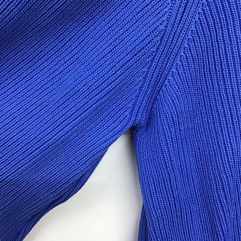 レイビームス Ray BEAMS カーディガン 長袖 長袖カーディガン 前ボタン ニットカーディガン 無地 青 / ブルー / blue レディース USED 古着 中古 10156359