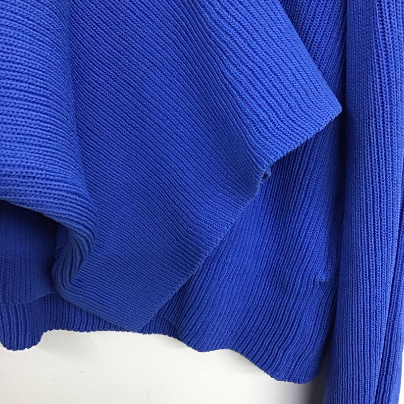 レイビームス Ray BEAMS カーディガン 長袖 長袖カーディガン 前ボタン ニットカーディガン 無地 青 / ブルー / blue レディース USED 古着 中古 10156359