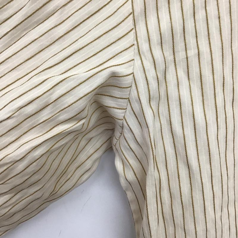 アルシーヴ archives シャツ、ブラウス 長袖 長袖シャツ ストライプシャツ カラーシャツ M ストライプ ベージュ / ベージュ / beige レディース USED 古着 中古 10156365