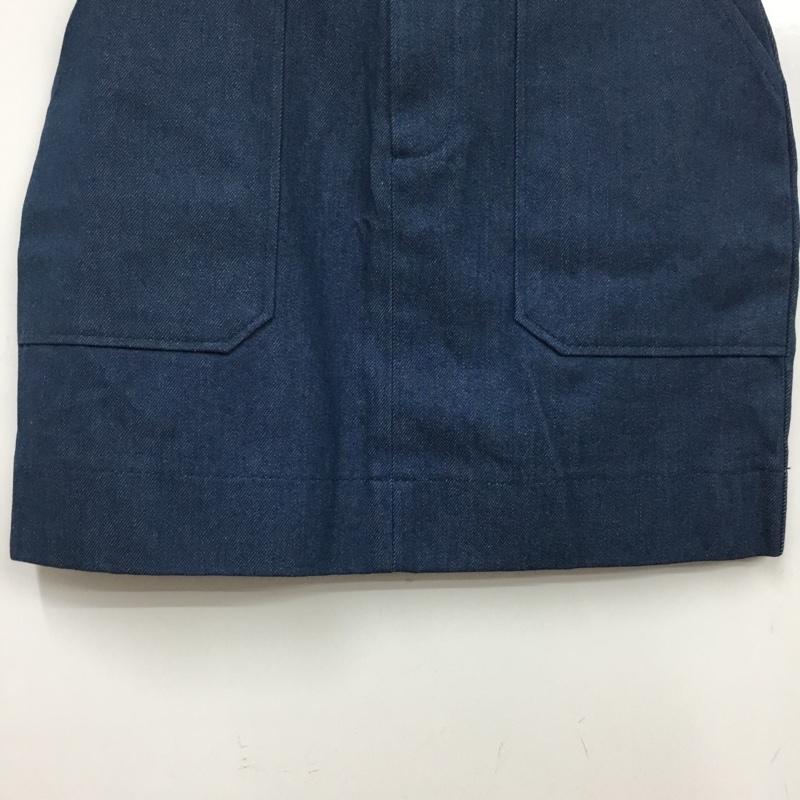 エモダ EMODA スカート ミニスカート ミニスカート タイトスカート S 無地 青 / ブルー / blue レディース USED 古着 中古 10156372