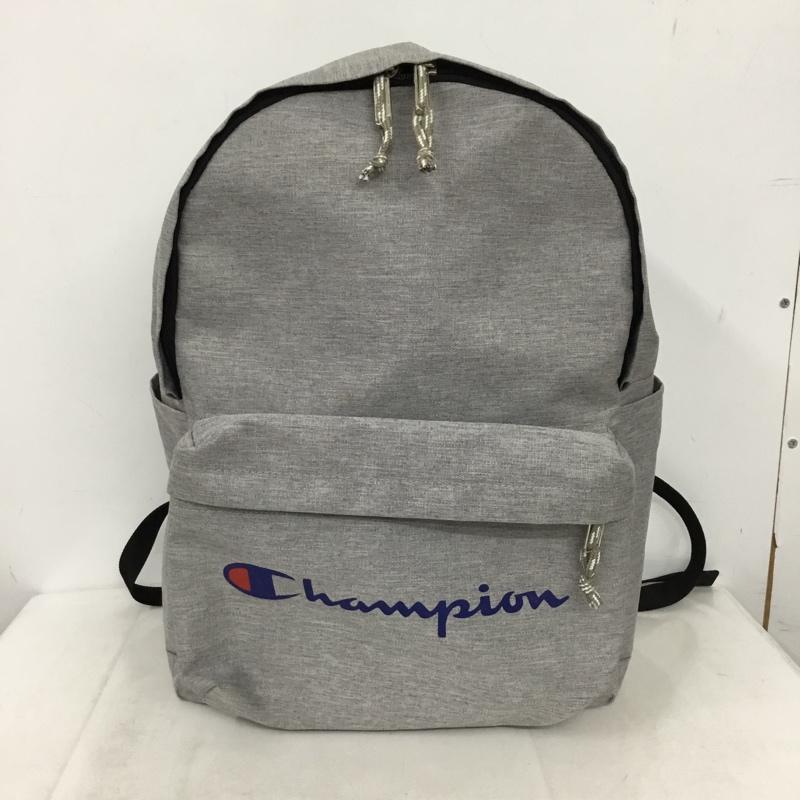 チャンピオン Champion リュックサック、デイパック リュックサック、デイバッグ ロゴ、文字 灰 / グレー / gray メンズ USED 古着 中古 10156373