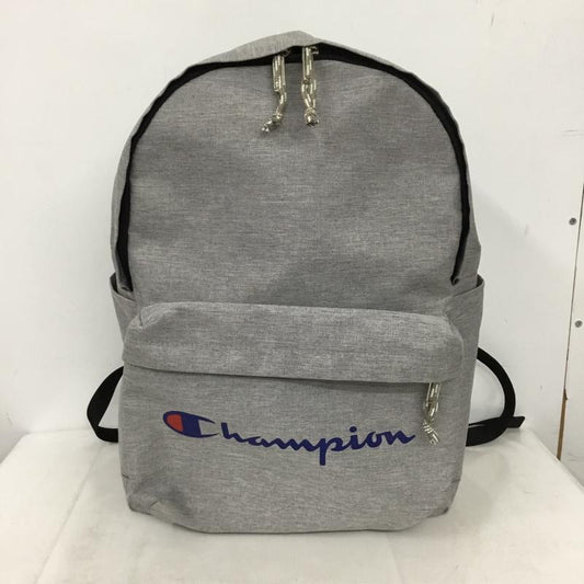 チャンピオン Champion リュックサック、デイパック リュックサック、デイバッグ ロゴ、文字 灰 / グレー / gray メンズ USED 古着 中古 10156373