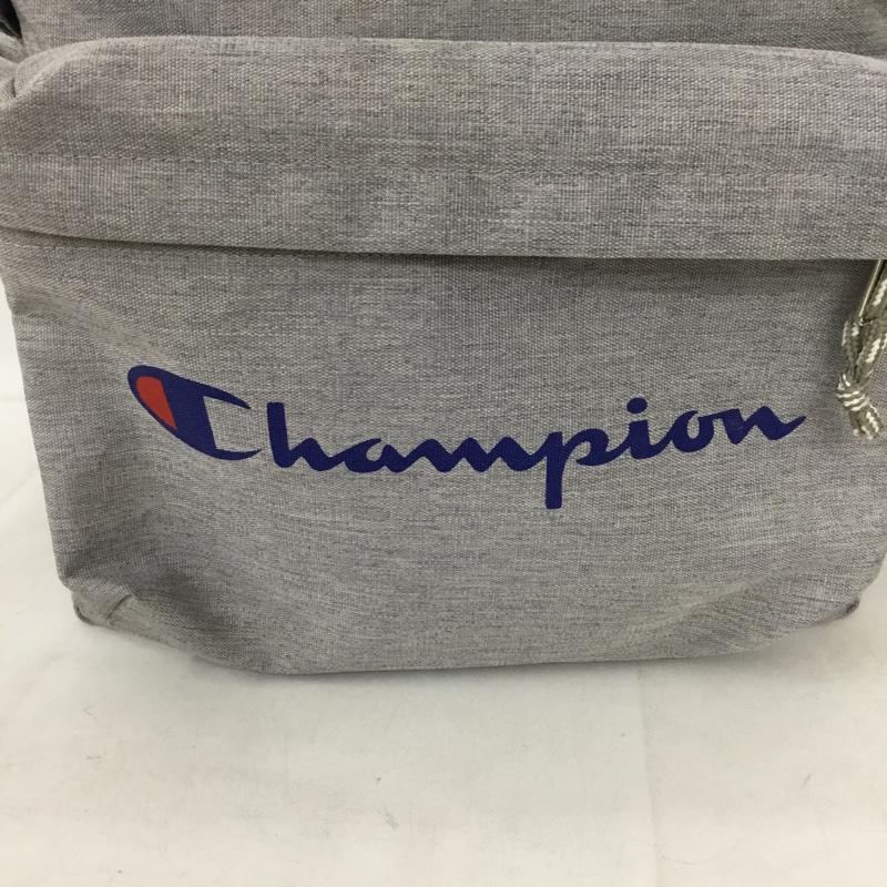チャンピオン Champion リュックサック、デイパック リュックサック、デイバッグ ロゴ、文字 灰 / グレー / gray メンズ USED 古着 中古 10156373