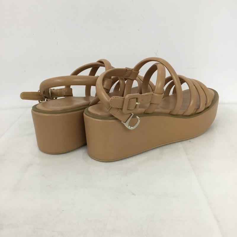 マウジー MOUSSY サンダル サンダル 厚底ソール 箱有 L 無地 ベージュ / ベージュ / beige レディース USED 古着 中古 10156379