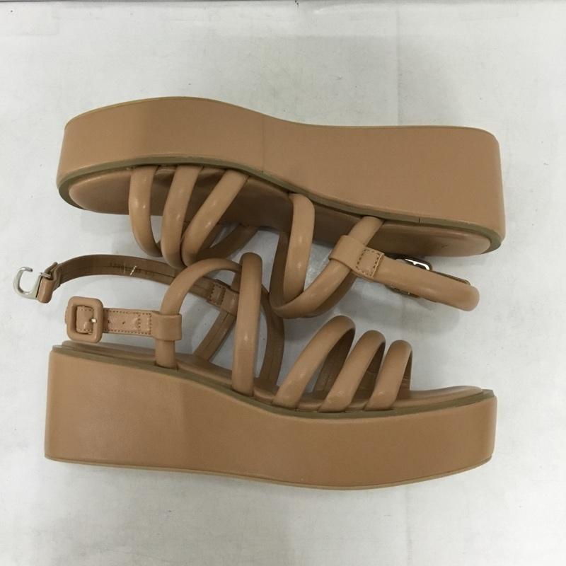 マウジー MOUSSY サンダル サンダル 厚底ソール 箱有 L 無地 ベージュ / ベージュ / beige レディース USED 古着 中古 10156379