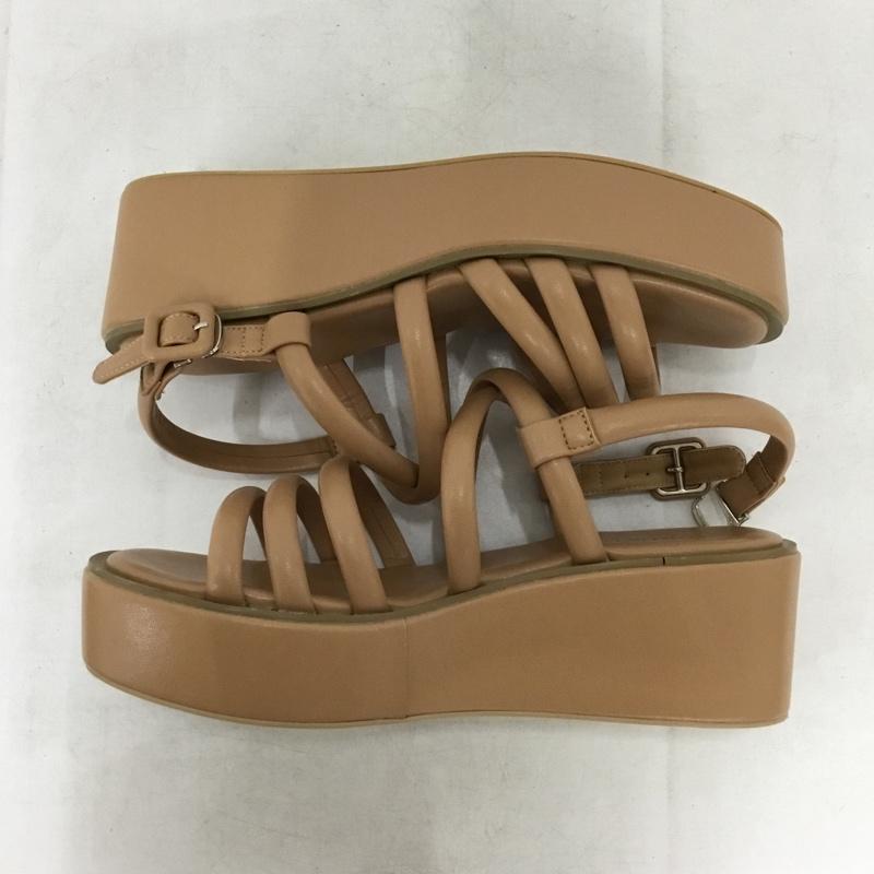 マウジー MOUSSY サンダル サンダル 厚底ソール 箱有 L 無地 ベージュ / ベージュ / beige レディース USED 古着 中古 10156379