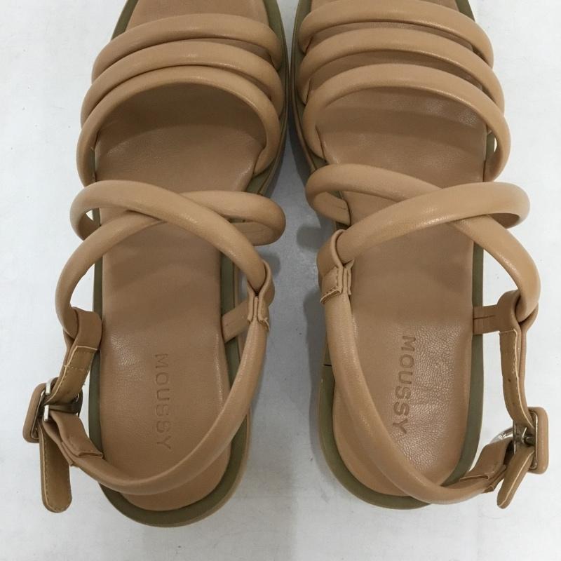 マウジー MOUSSY サンダル サンダル 厚底ソール 箱有 L 無地 ベージュ / ベージュ / beige レディース USED 古着 中古 10156379
