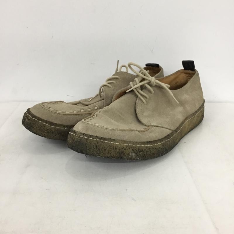 ジョージコックス GEORGE COX カジュアルシューズ カジュアルシューズ ラバーソール FRED PERRY 27cm 27.0cm ワンポイント ベージュ / ベージュ / beige メンズ USED 古着 中古 10156382