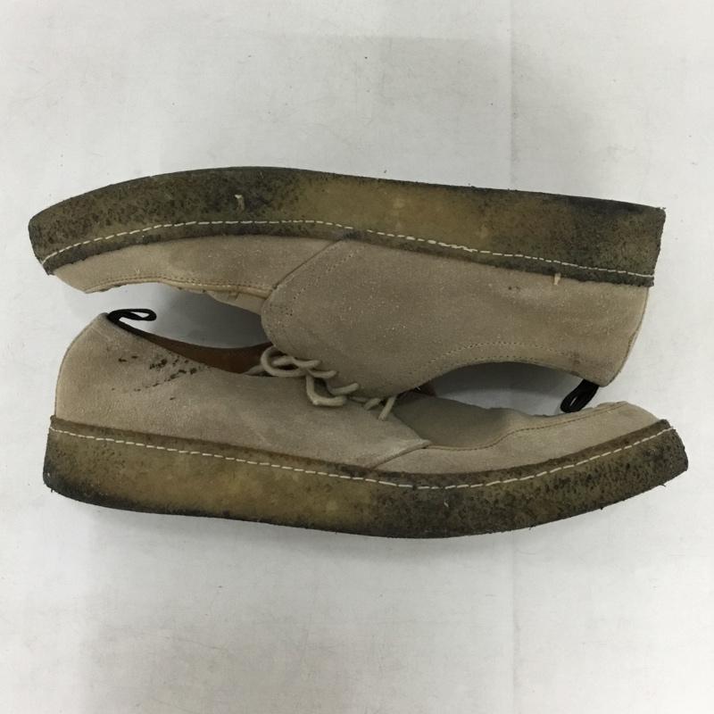 ジョージコックス GEORGE COX カジュアルシューズ カジュアルシューズ ラバーソール FRED PERRY 27cm 27.0cm ワンポイント ベージュ / ベージュ / beige メンズ USED 古着 中古 10156382
