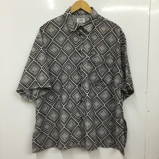 ページボーイ PAGEBOY シャツ、ブラウス 半袖 半袖シャツ プリントシャツ ポケットシャツ はま寿司コラボ FREE プリント 白 / ホワイト / white X 黒 / ブラック / black レディース USED 古着 中古 10156387
