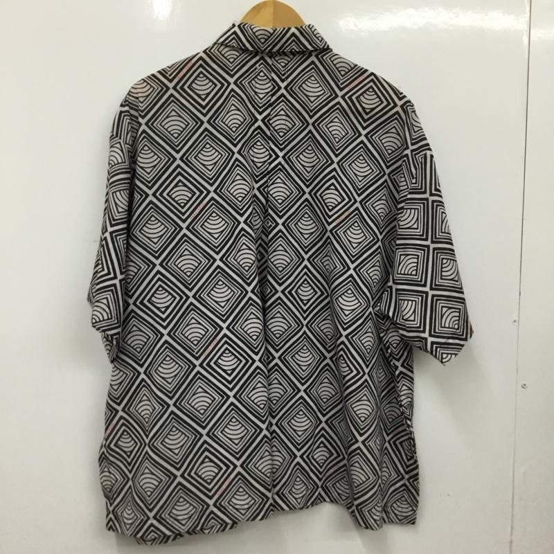 ページボーイ PAGEBOY シャツ、ブラウス 半袖 半袖シャツ プリントシャツ ポケットシャツ はま寿司コラボ FREE プリント 白 / ホワイト / white X 黒 / ブラック / black レディース USED 古着 中古 10156387