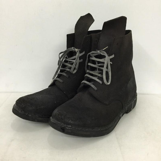 ジョルジオブラット GIORGIO BRATO ブーツ ショートブーツ レースアップ 41 無地 黒 / ブラック / black メンズ USED 古着 中古 10156388