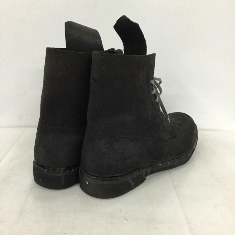 ジョルジオブラット GIORGIO BRATO ブーツ ショートブーツ レースアップ 41 無地 黒 / ブラック / black メンズ USED 古着 中古 10156388