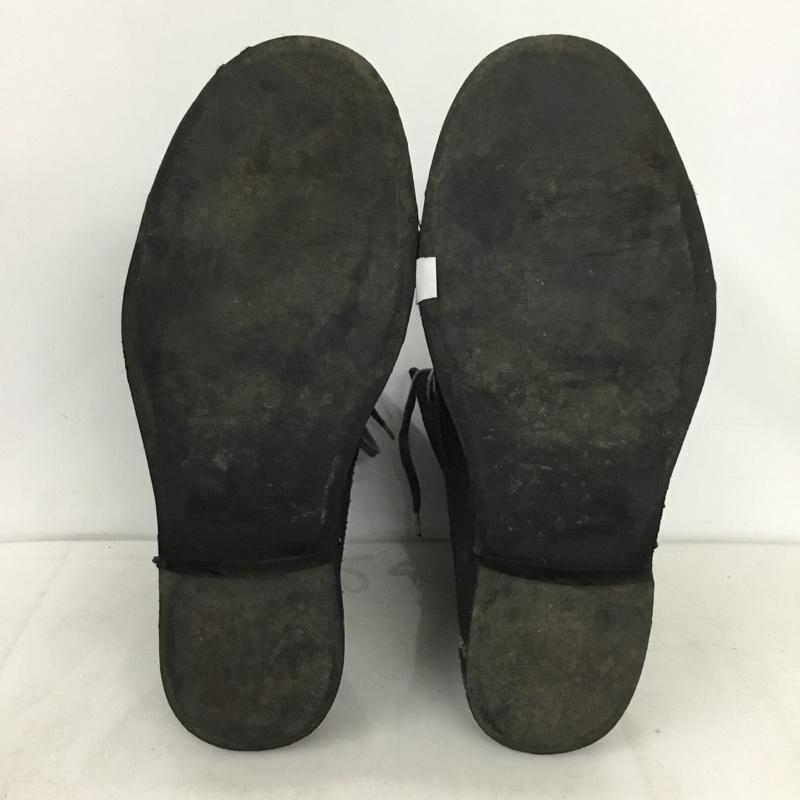 ジョルジオブラット GIORGIO BRATO ブーツ ショートブーツ レースアップ 41 無地 黒 / ブラック / black メンズ USED 古着 中古 10156388