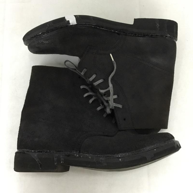 ジョルジオブラット GIORGIO BRATO ブーツ ショートブーツ レースアップ 41 無地 黒 / ブラック / black メンズ USED 古着 中古 10156388