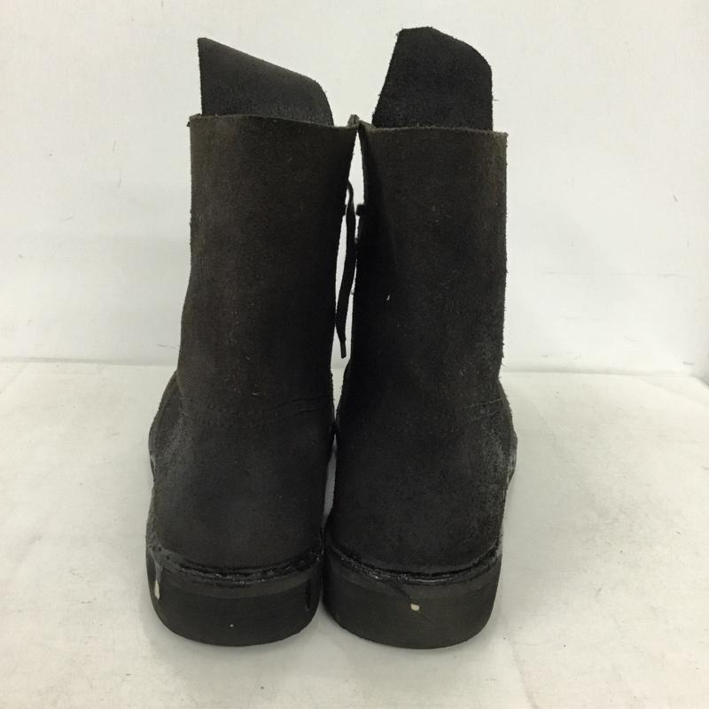 ジョルジオブラット GIORGIO BRATO ブーツ ショートブーツ レースアップ 41 無地 黒 / ブラック / black メンズ USED 古着 中古 10156388