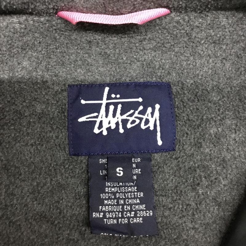 ステューシー STUSSY ジャケット、上着 ジャンパー、ブルゾン ジップアップジャケット アウター S 無地 黒 / ブラック / black レディース USED 古着 中古 10156392