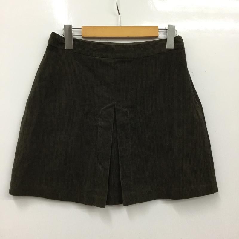 ザラベーシック ZARA BASIC スカート ミニスカート ミニスカート タイトスカート M 無地 茶 / ブラウン / brown レディース USED 古着 中古 10156394