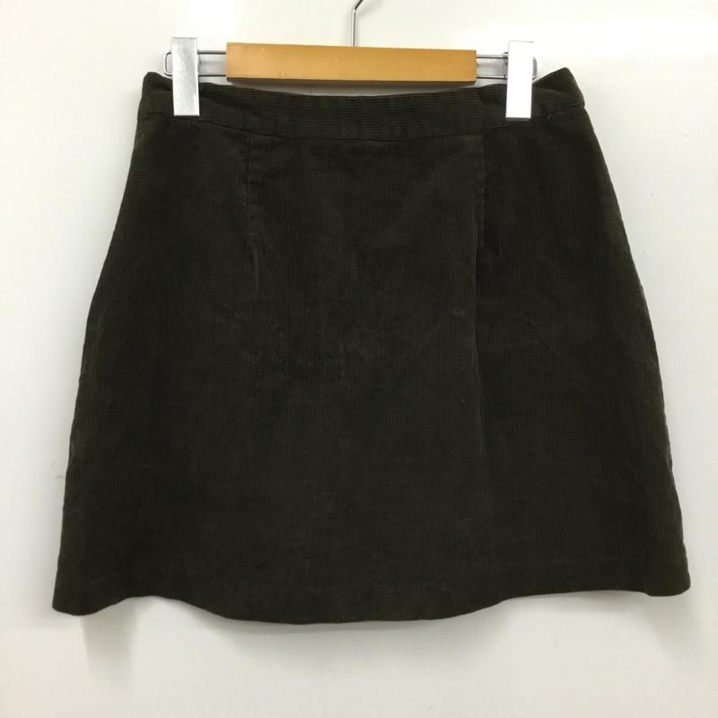 ザラベーシック ZARA BASIC スカート ミニスカート ミニスカート タイトスカート M 無地 茶 / ブラウン / brown レディース USED 古着 中古 10156394