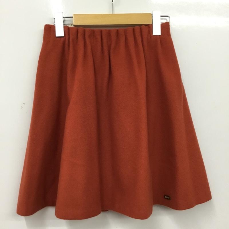 ブルーレーベル・クレストブリッジ BLUE LABEL CRESTBRIDGE スカート ミニスカート ミニスカート フレアスカート 38 無地 橙 / オレンジ / orange レディース USED 古着 中古 10156395