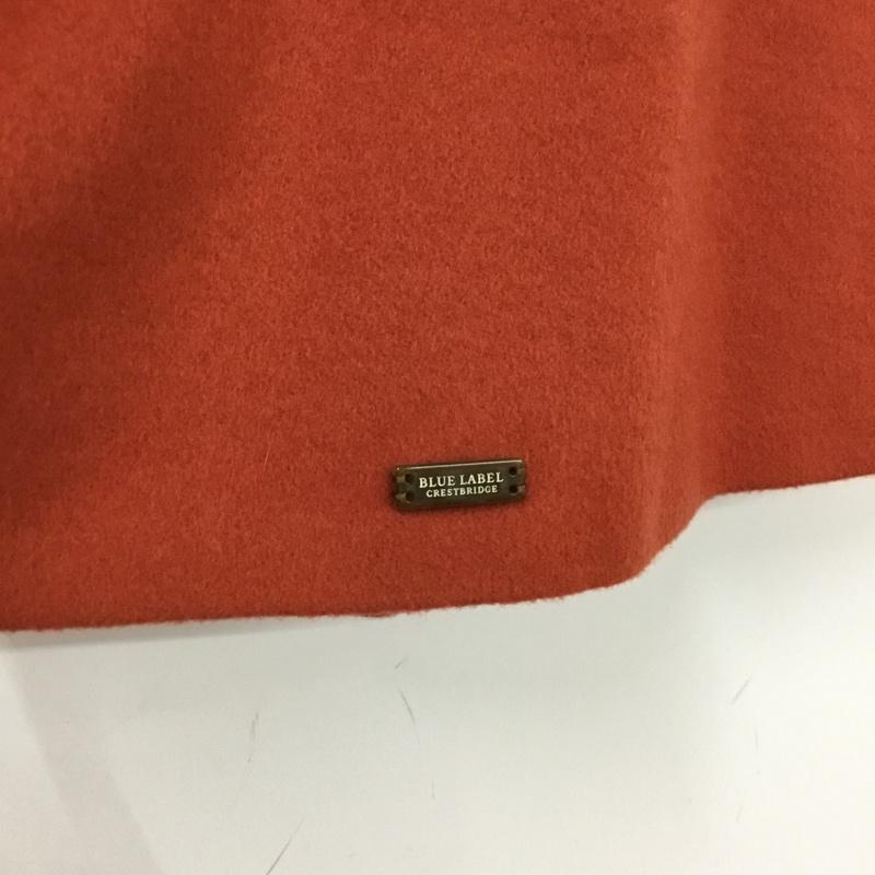 ブルーレーベル・クレストブリッジ BLUE LABEL CRESTBRIDGE スカート ミニスカート ミニスカート フレアスカート 38 無地 橙 / オレンジ / orange レディース USED 古着 中古 10156395